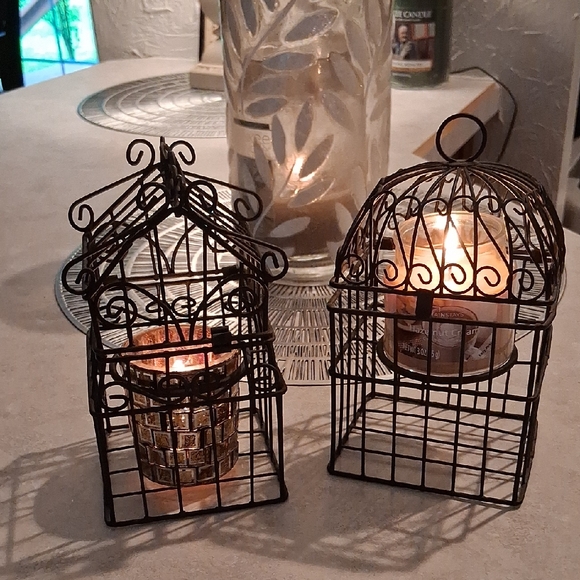 Better Homes And Gardens Other - Metal Scroll Work Votive Holder Set